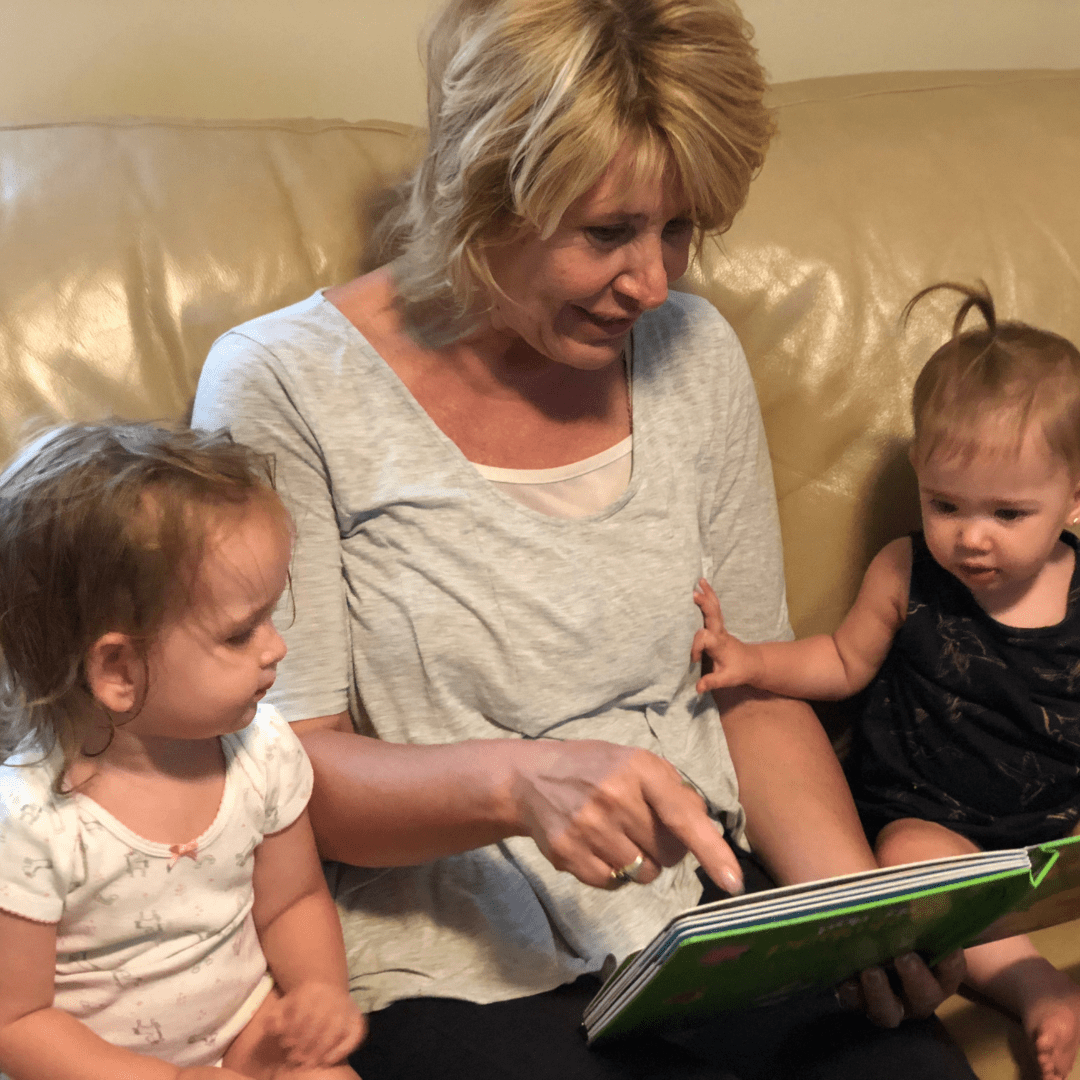 Carmen with her grandchildren