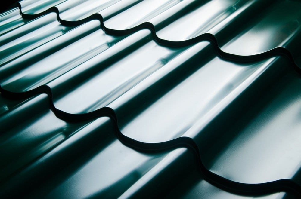 Calgary Roofing Companies | Claw Roofing | close up of metal roof tiles